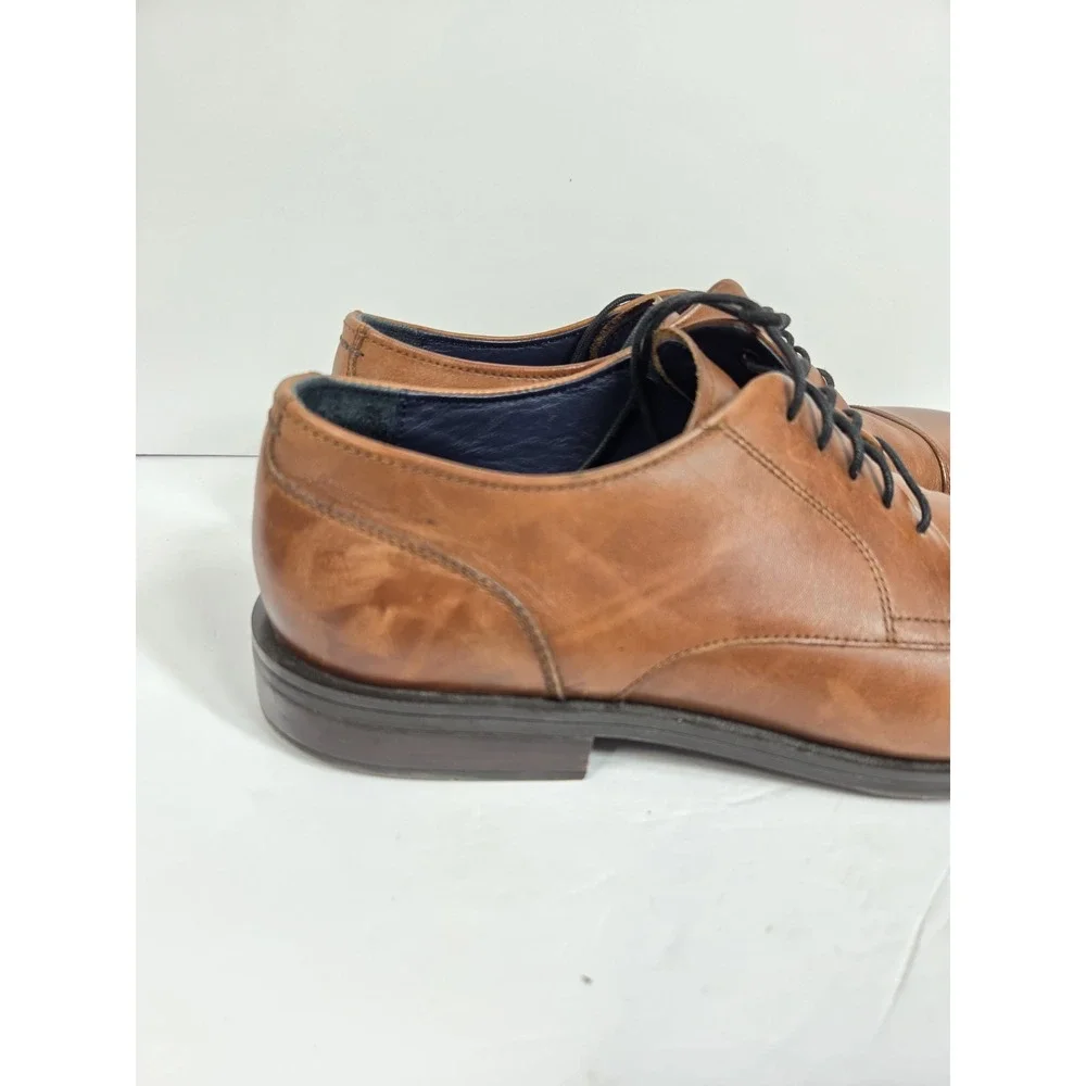 Cole Haan Grand Os Lenox Hill Cap Toe Shoe Oxford Lace Up Tan Brown Men 13 M